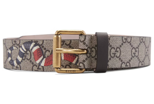 Gucci Belt Supreme Kingsnake Brown