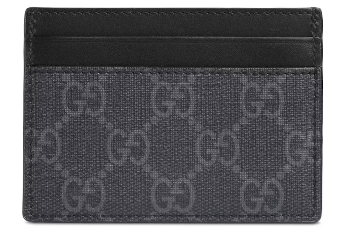 Kingsnake Print GG Supreme Card Case Black