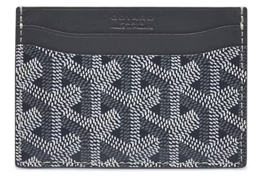 Goyard Card Holder Goyardine Grey