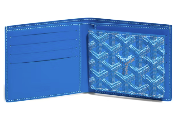 Goyard Victoire Insert Card Holder Sky Blue