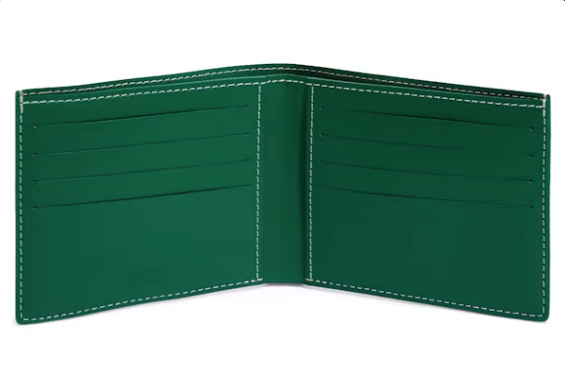 Goyard Victoire Wallet Green