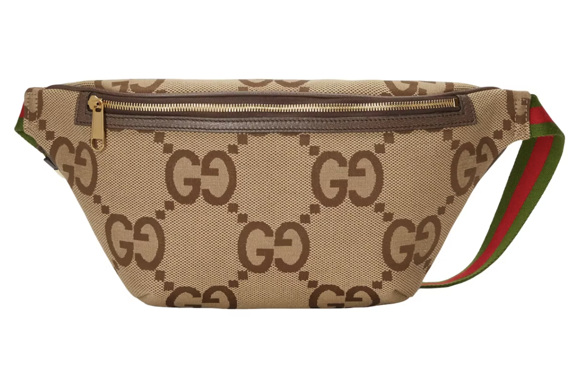 Gucci Belt Bag Jumbo GG Camel/Ebony