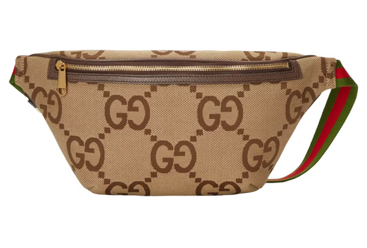 Gucci Belt Bag Jumbo GG Camel/Ebony