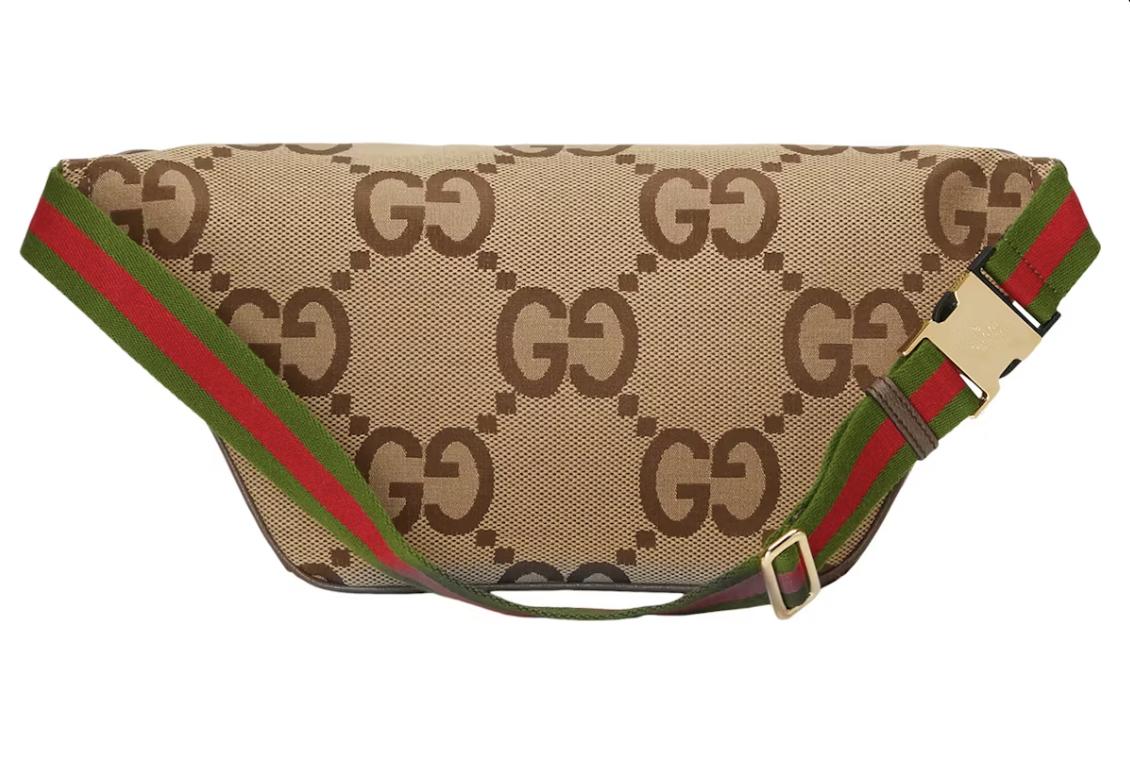 Gucci Belt Bag Jumbo GG Camel/Ebony