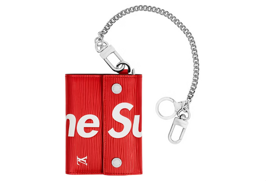 Louis Vuitton x Supreme Chain Wallet Epi Red